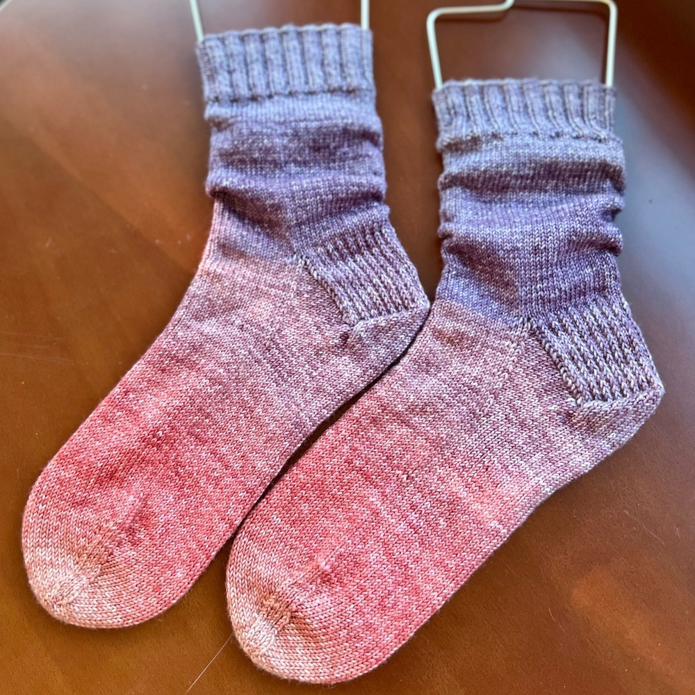 Hand Knit Ombre Socks